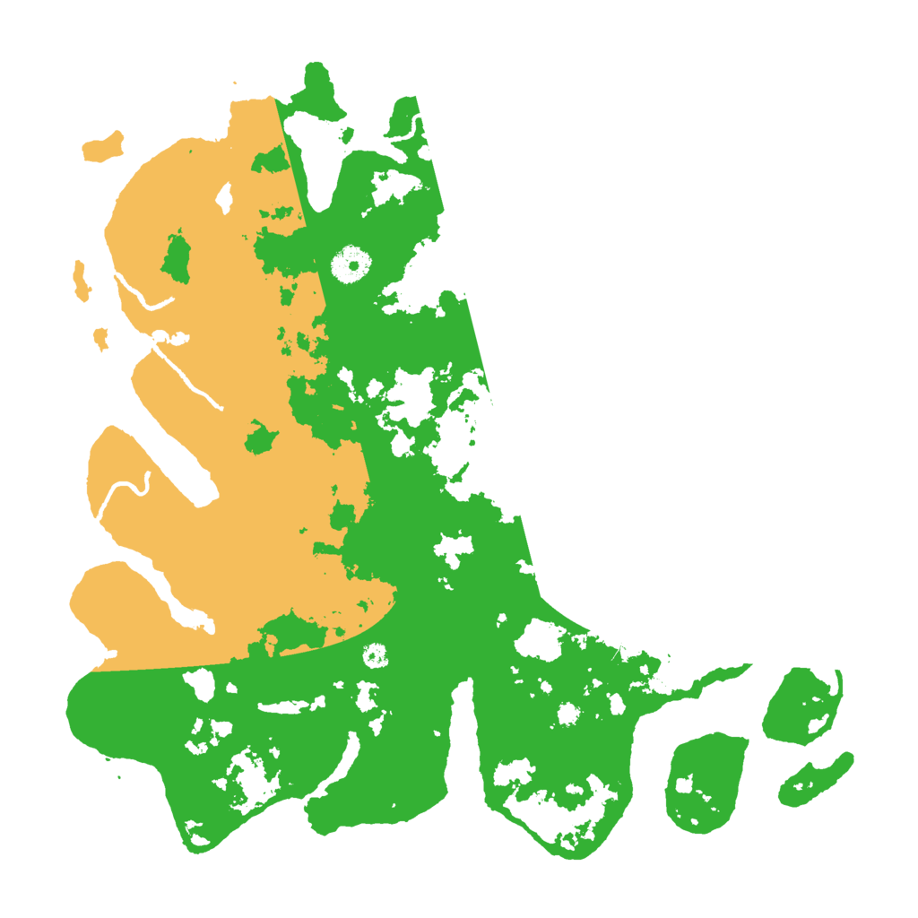 Biome Rust Map: Procedural Map, Size: 3700, Seed: 31133