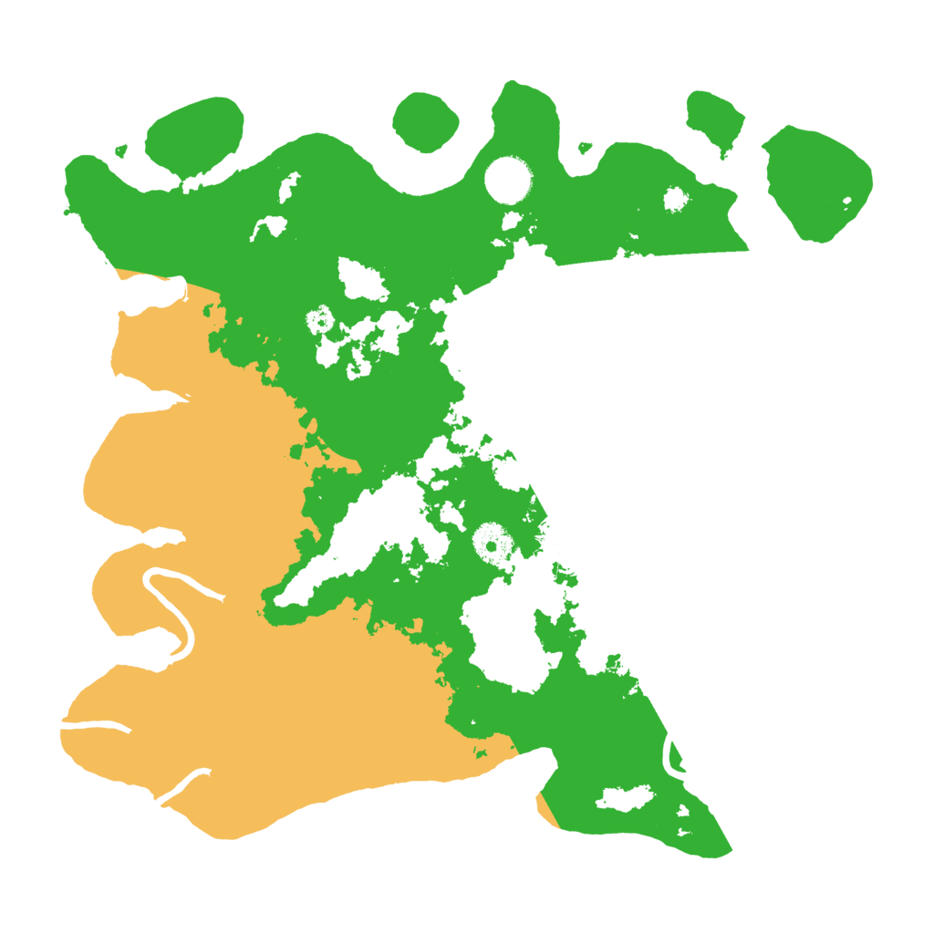 Biome Rust Map: Procedural Map, Size: 3500, Seed: 745525050