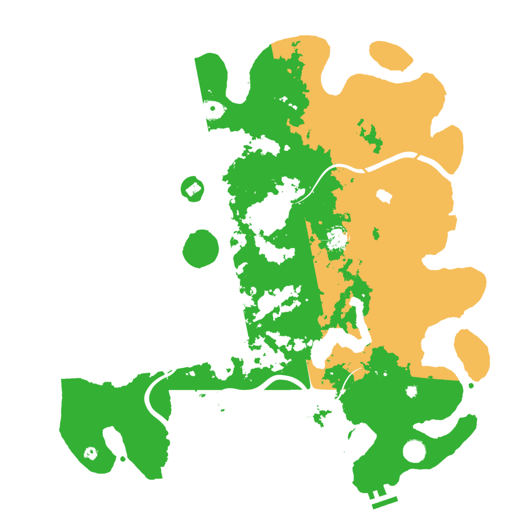 Biome Rust Map: Procedural Map, Size: 4000, Seed: 270594