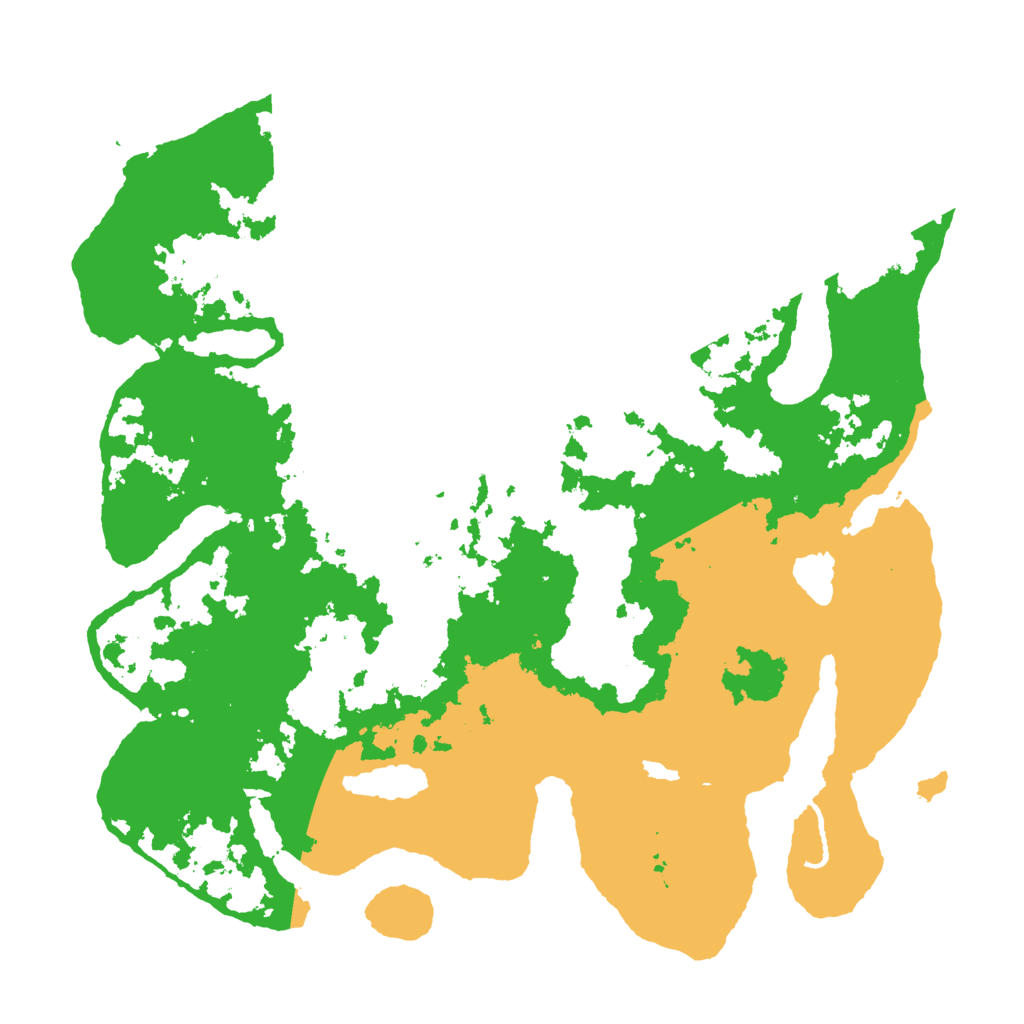 Biome Rust Map: Procedural Map, Size: 3500, Seed: 174648939