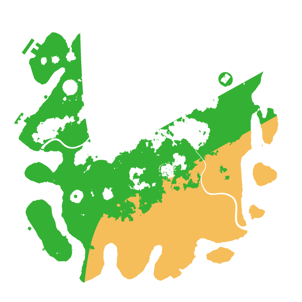 Biome Rust Map: Procedural Map, Size: 3500, Seed: 174648939