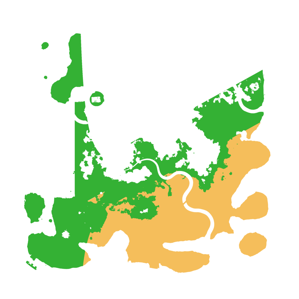 Biome Rust Map: Procedural Map, Size: 3600, Seed: 1272004
