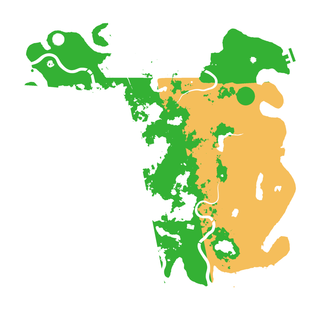 Biome Rust Map: Procedural Map, Size: 4500, Seed: 88554490