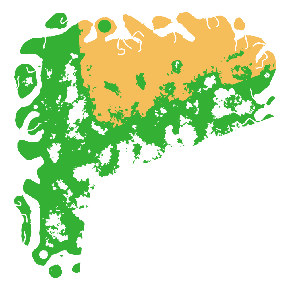 Biome Rust Map: Procedural Map, Size: 6000, Seed: 376338