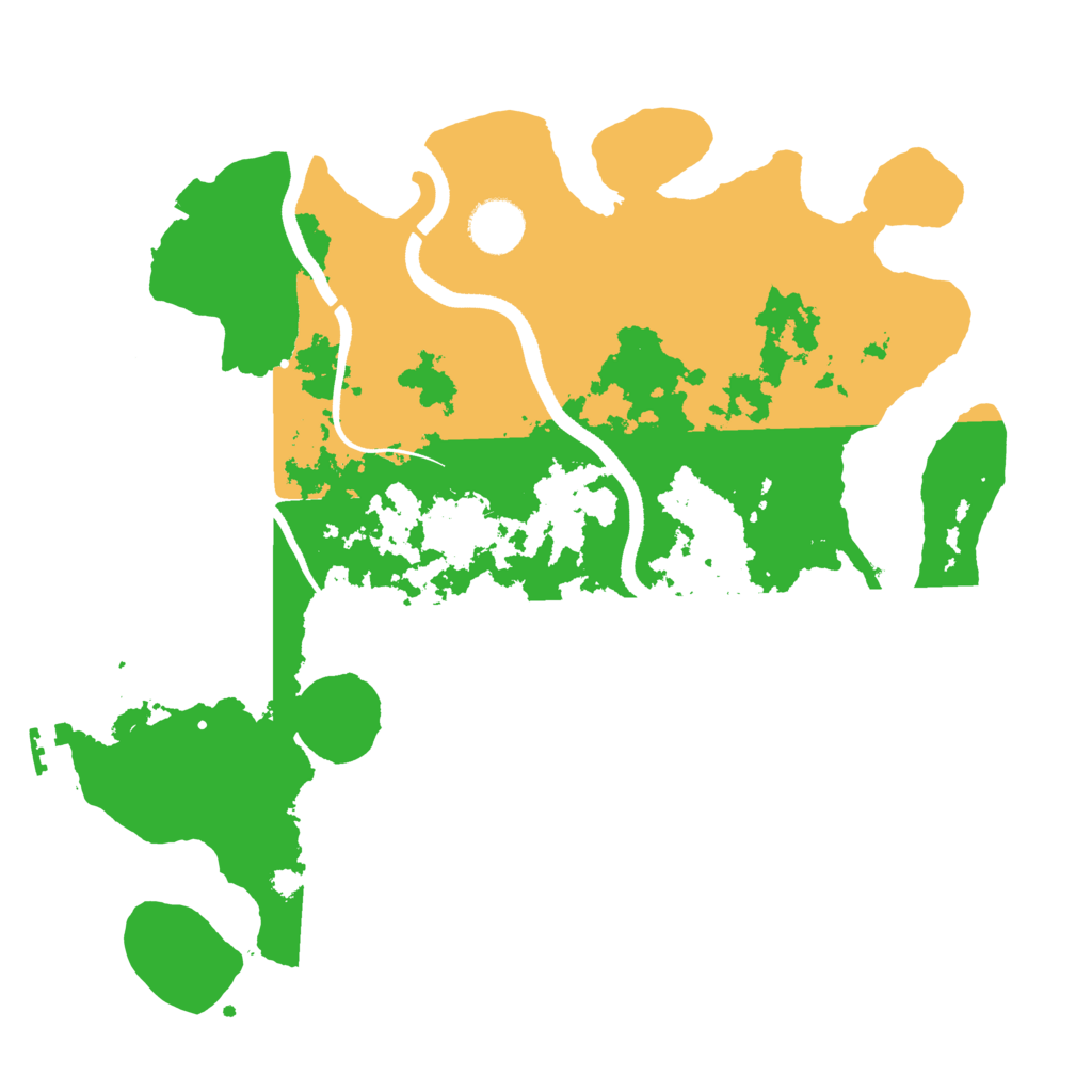 Biome Rust Map: Procedural Map, Size: 3500, Seed: 7695887