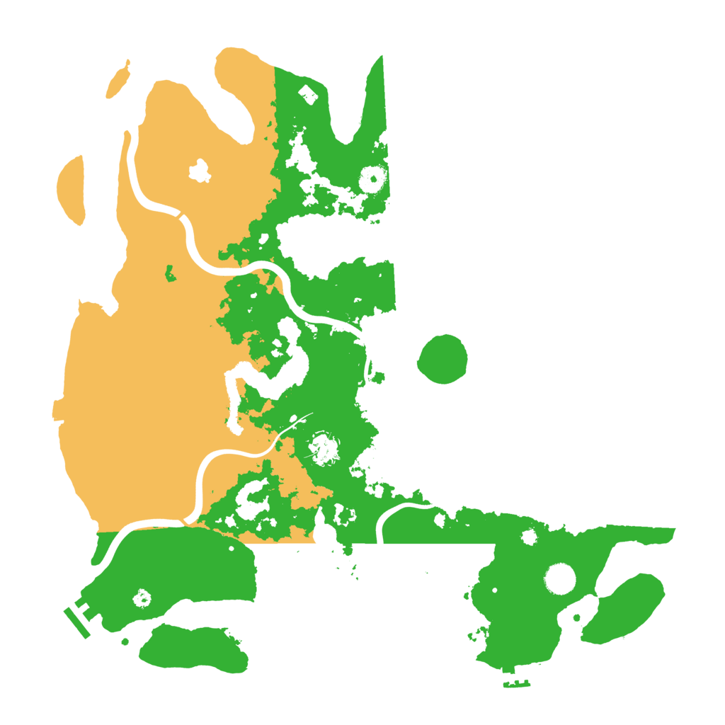 Biome Rust Map: Procedural Map, Size: 4098, Seed: 1250783520