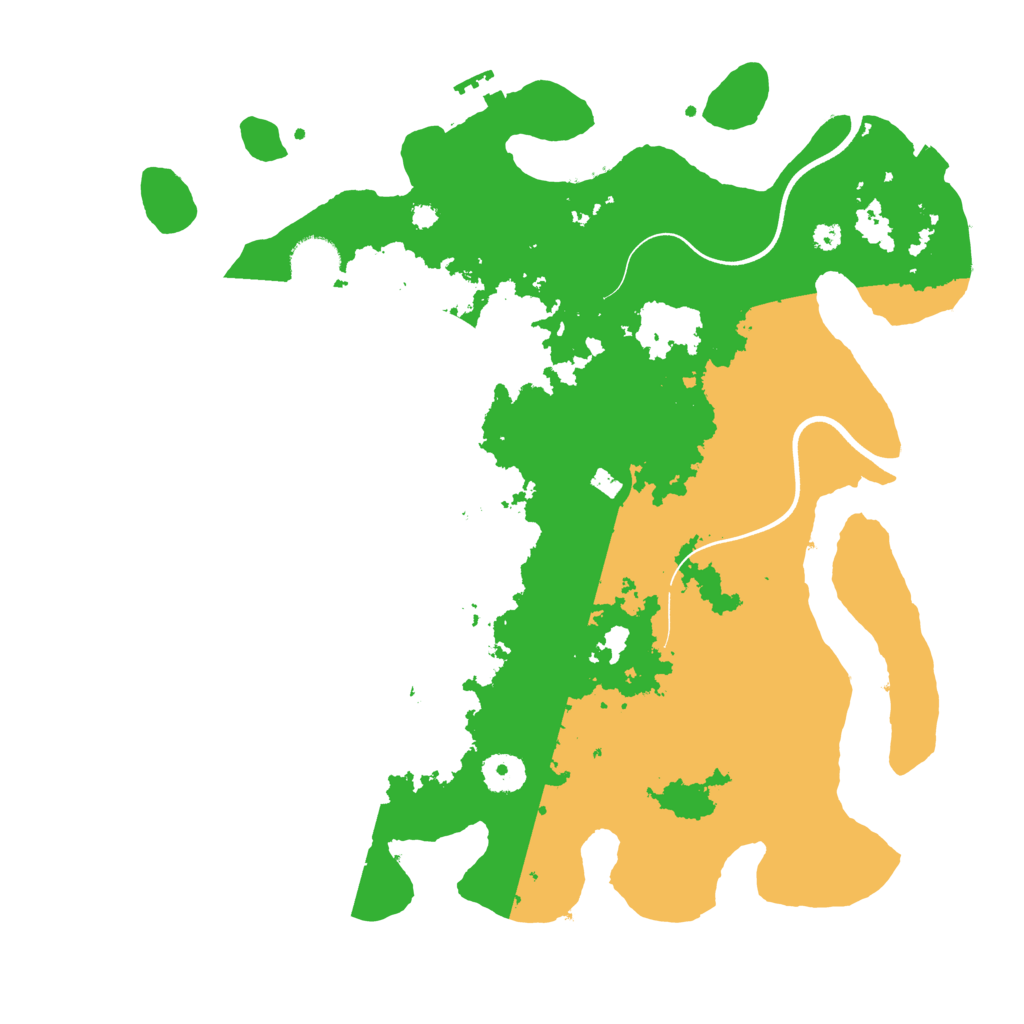 Biome Rust Map: Procedural Map, Size: 3700, Seed: 1767729544