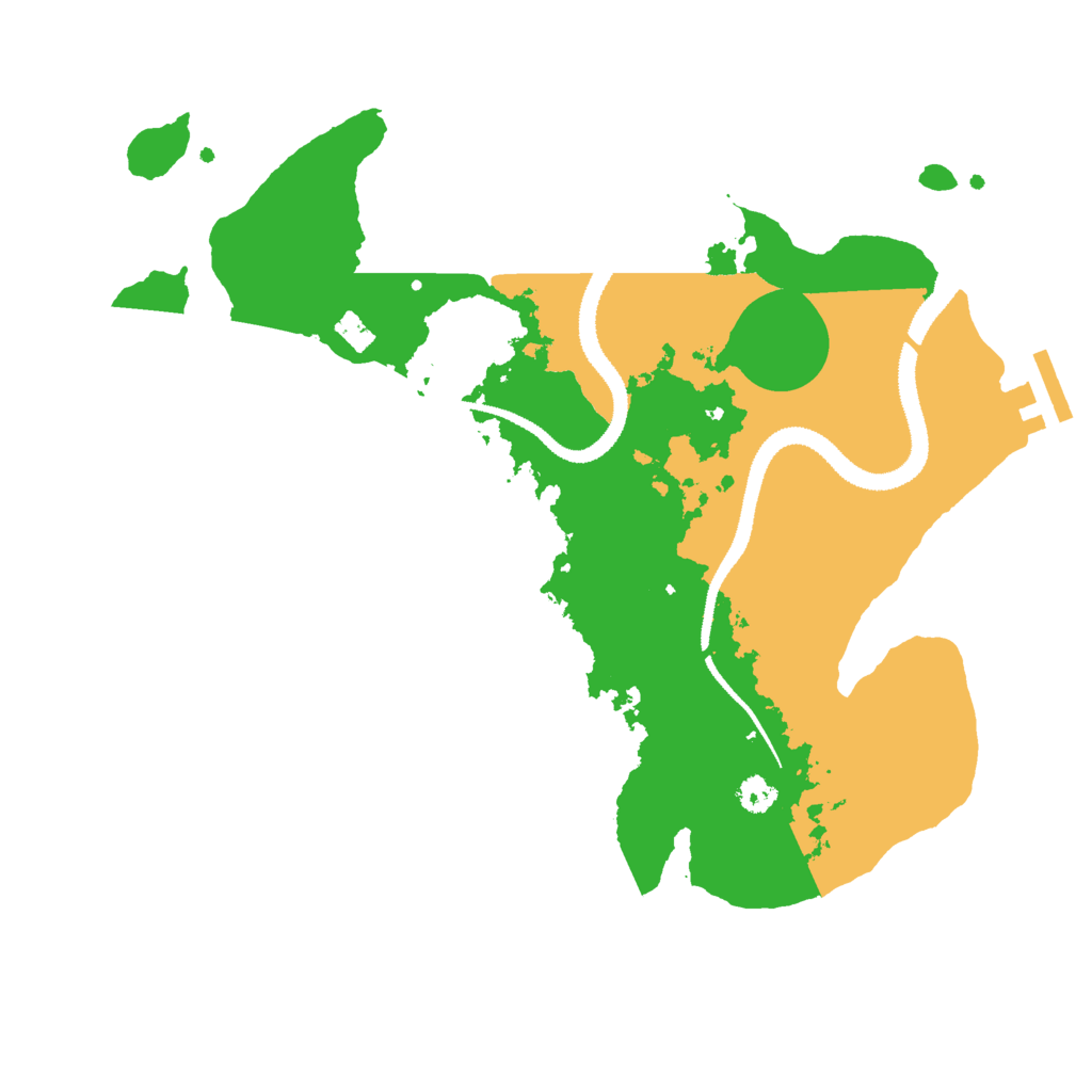 Biome Rust Map: Procedural Map, Size: 3000, Seed: 468169842