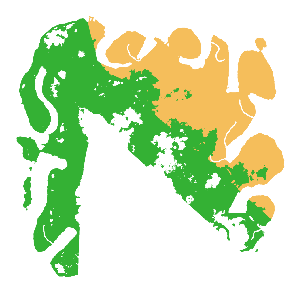 Biome Rust Map: Procedural Map, Size: 4000, Seed: 925843