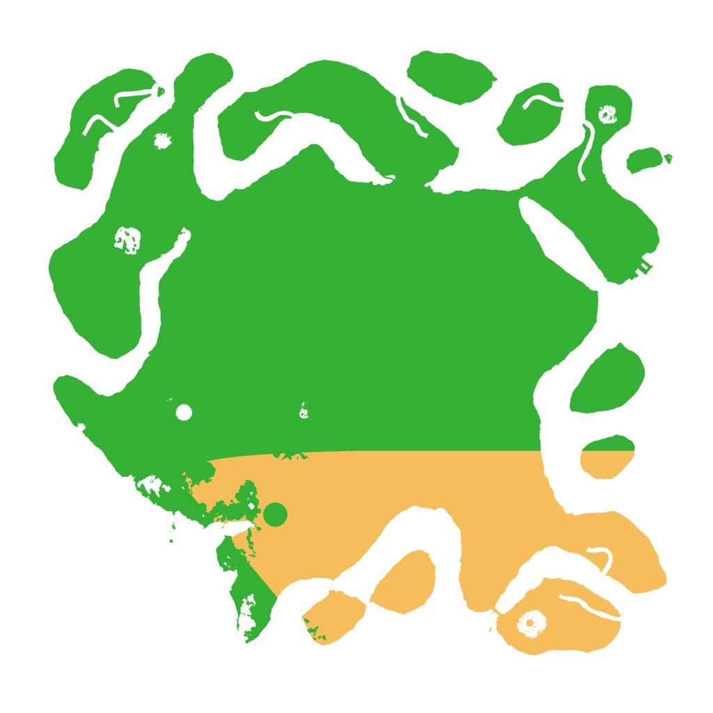 Biome Rust Map: Procedural Map, Size: 3900, Seed: 6457