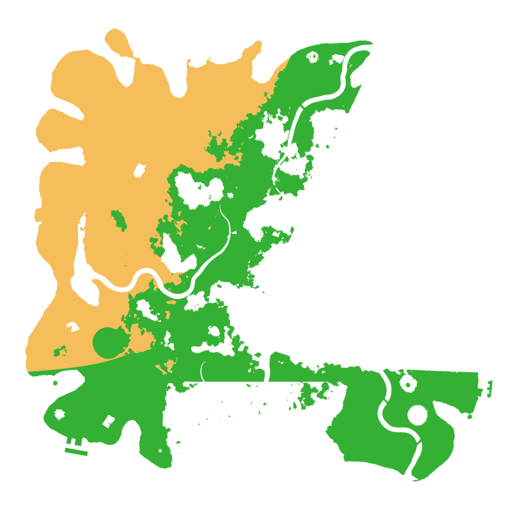 Biome Rust Map: Procedural Map, Size: 4500, Seed: 45678212