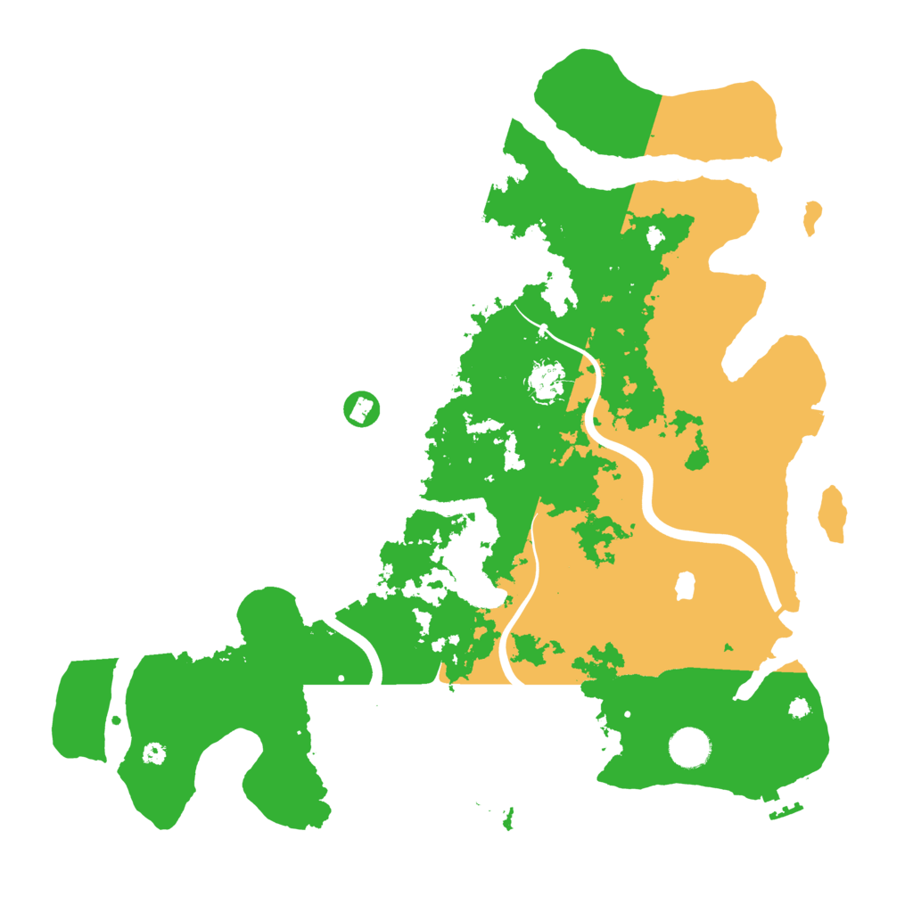 Biome Rust Map: Procedural Map, Size: 4000, Seed: 17842713