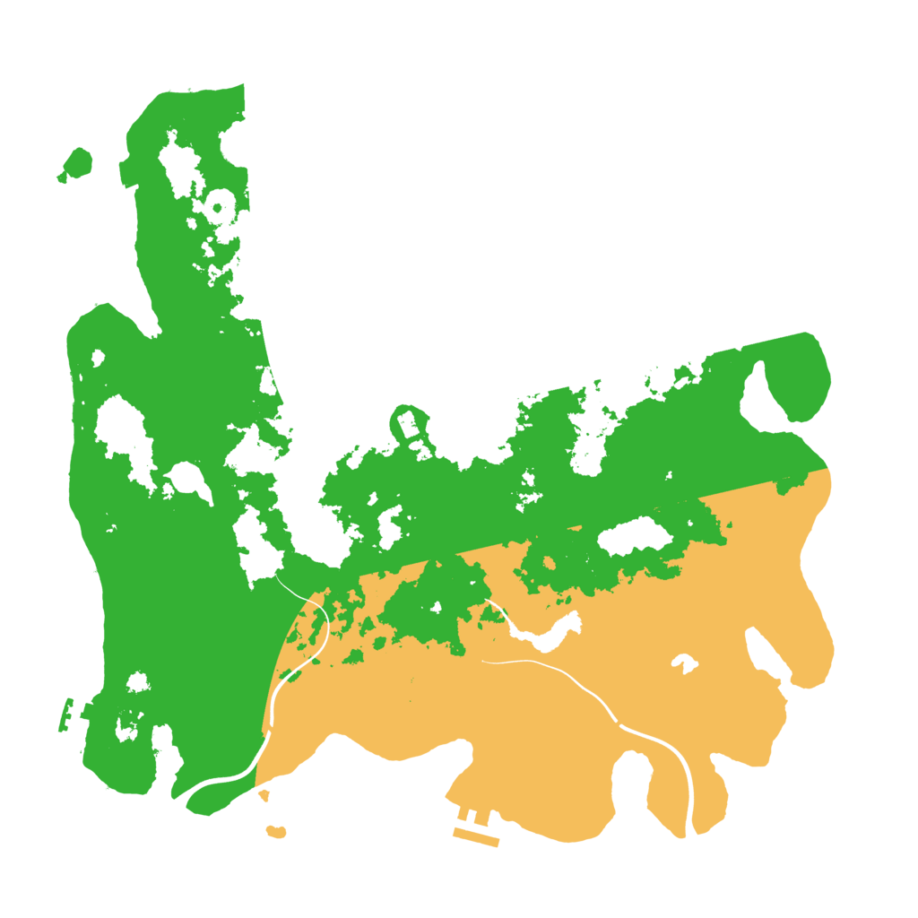 Biome Rust Map: Procedural Map, Size: 4000, Seed: 100022372