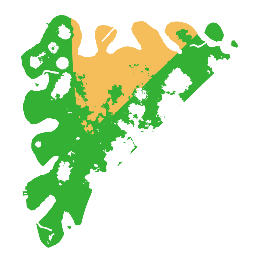 Biome Rust Map: Procedural Map, Size: 3800, Seed: 45639990