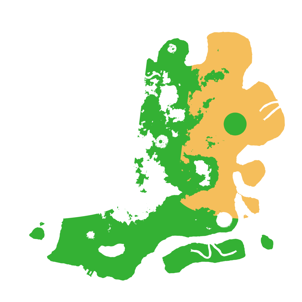 Biome Rust Map: Procedural Map, Size: 3500, Seed: 1563898718