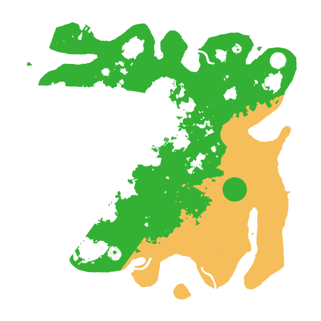 Biome Rust Map: Procedural Map, Size: 3500, Seed: 339208649