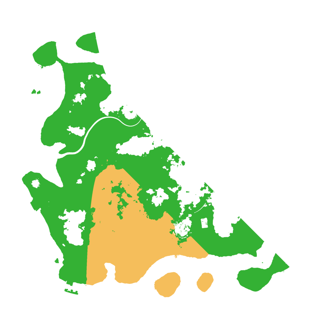 Biome Rust Map: Procedural Map, Size: 3500, Seed: 3461