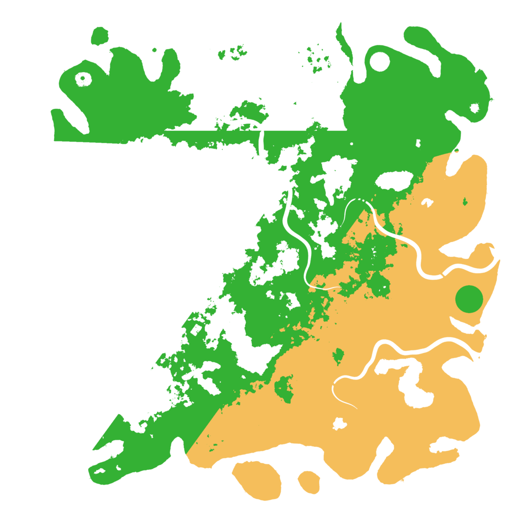 Biome Rust Map: Procedural Map, Size: 5000, Seed: 146541354