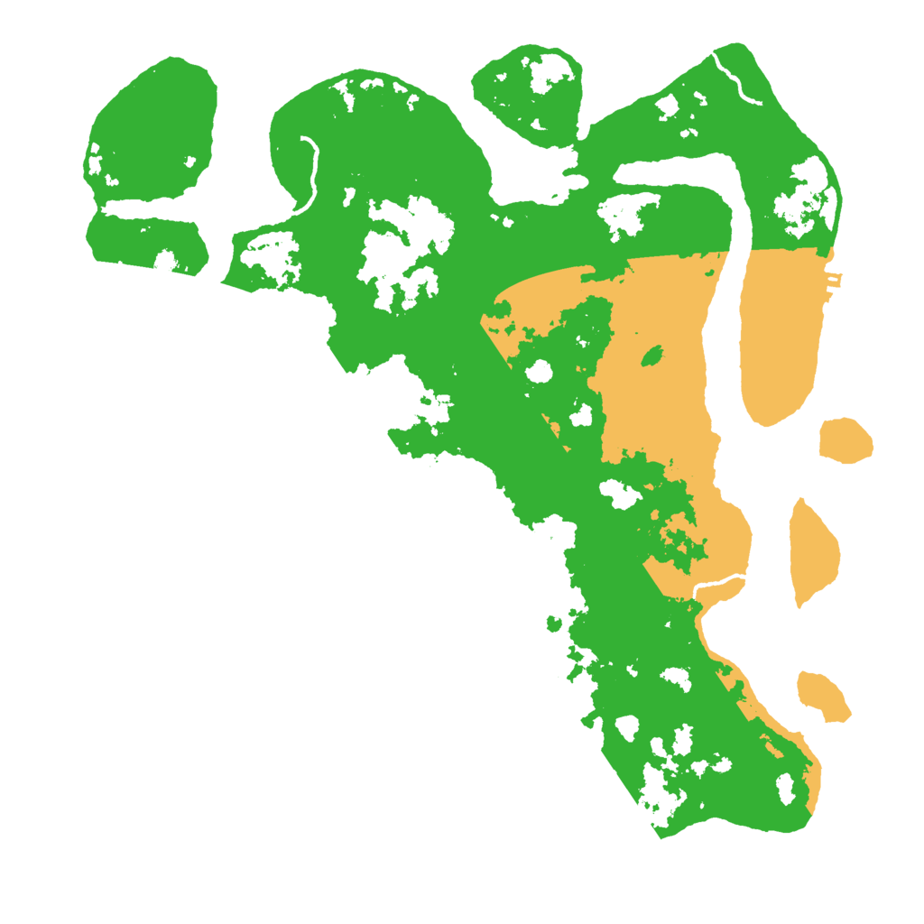 Biome Rust Map: Procedural Map, Size: 4000, Seed: 545674