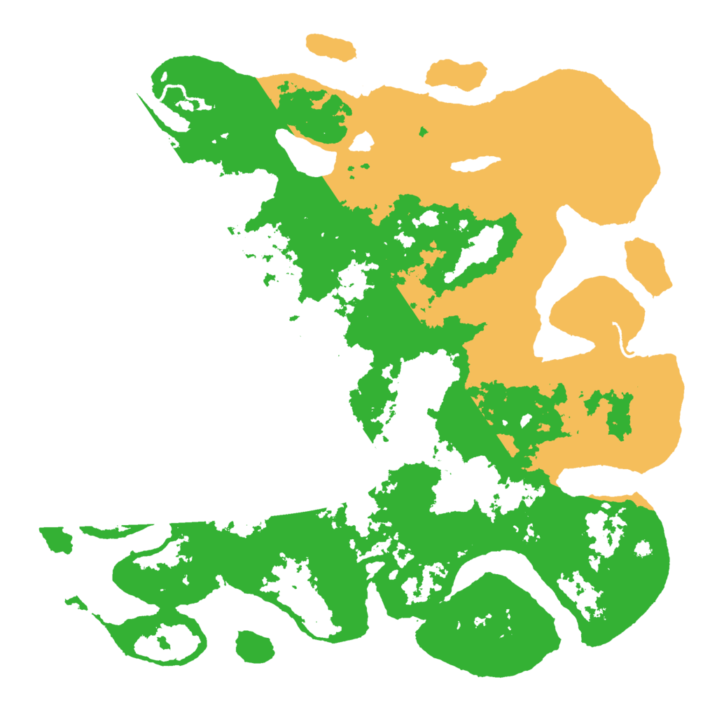 Biome Rust Map: Procedural Map, Size: 4100, Seed: 2102161981