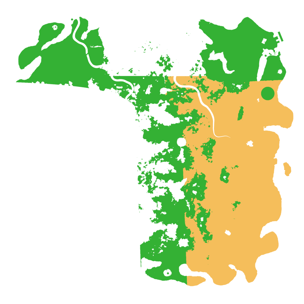 Biome Rust Map: Procedural Map, Size: 6000, Seed: 94911392