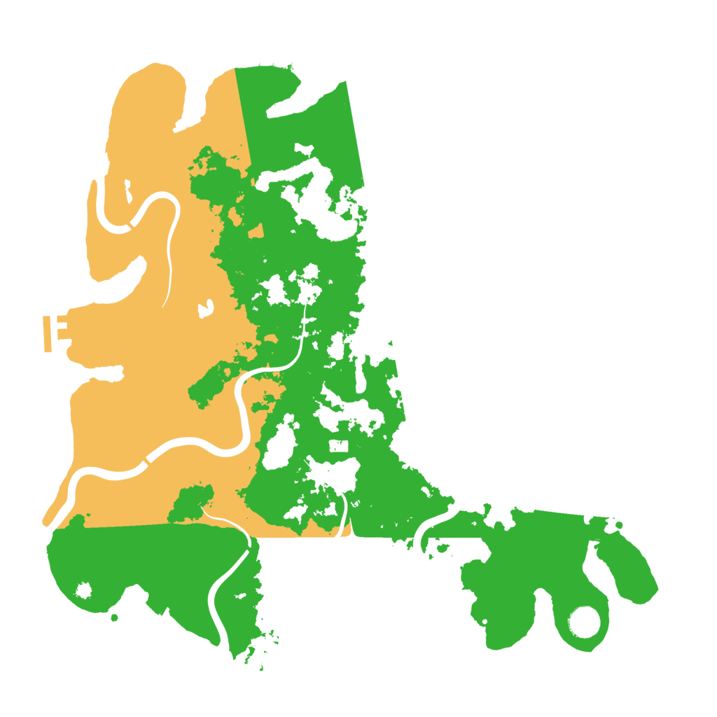 Biome Rust Map: Procedural Map, Size: 4000, Seed: 2068999388