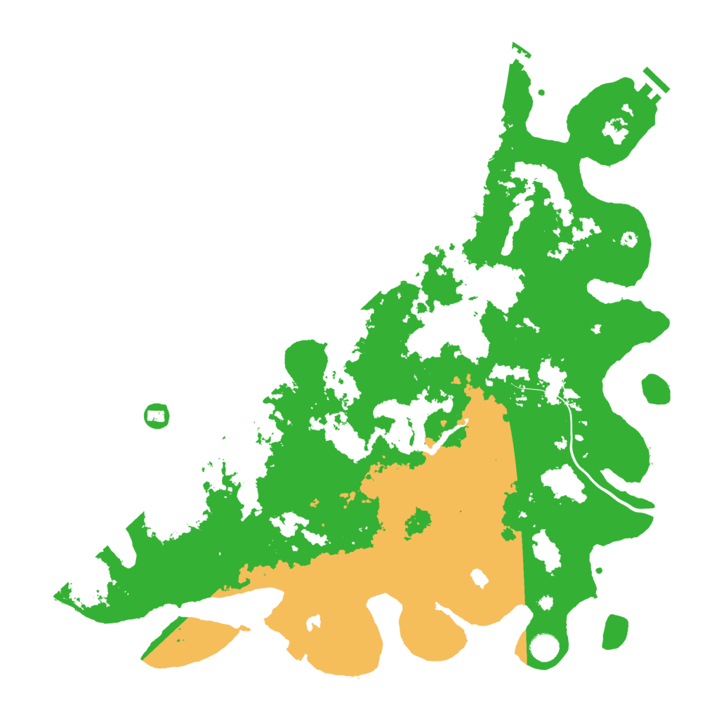 Biome Rust Map: Procedural Map, Size: 4500, Seed: 7193722
