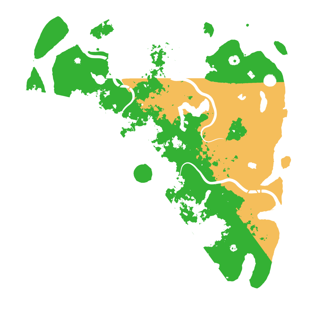 Biome Rust Map: Procedural Map, Size: 4500, Seed: 1921547526
