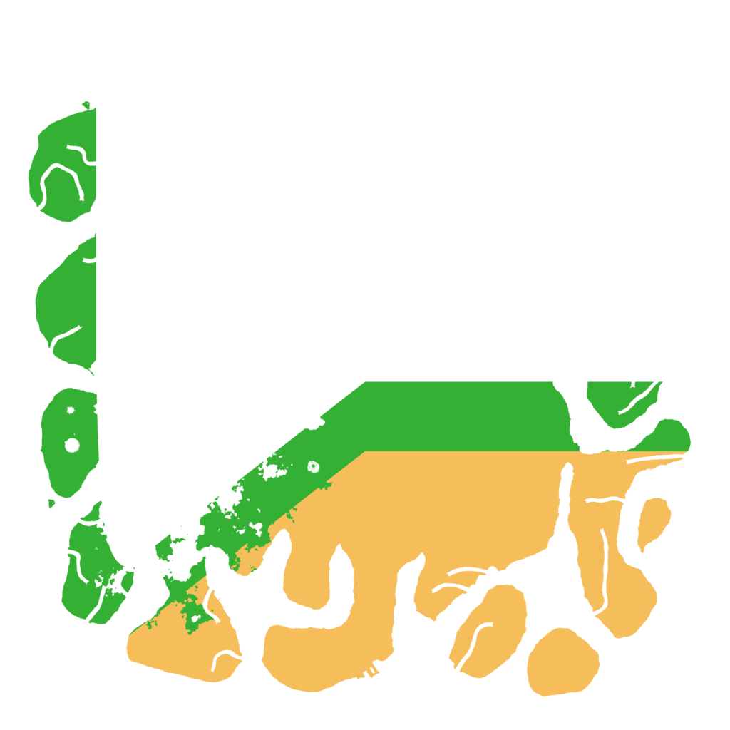 Biome Rust Map: Procedural Map, Size: 4500, Seed: 551237