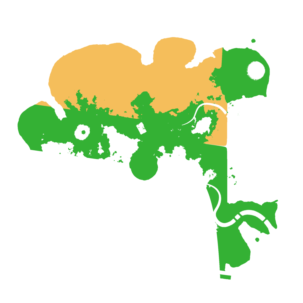 Biome Rust Map: Procedural Map, Size: 3000, Seed: 1642400058