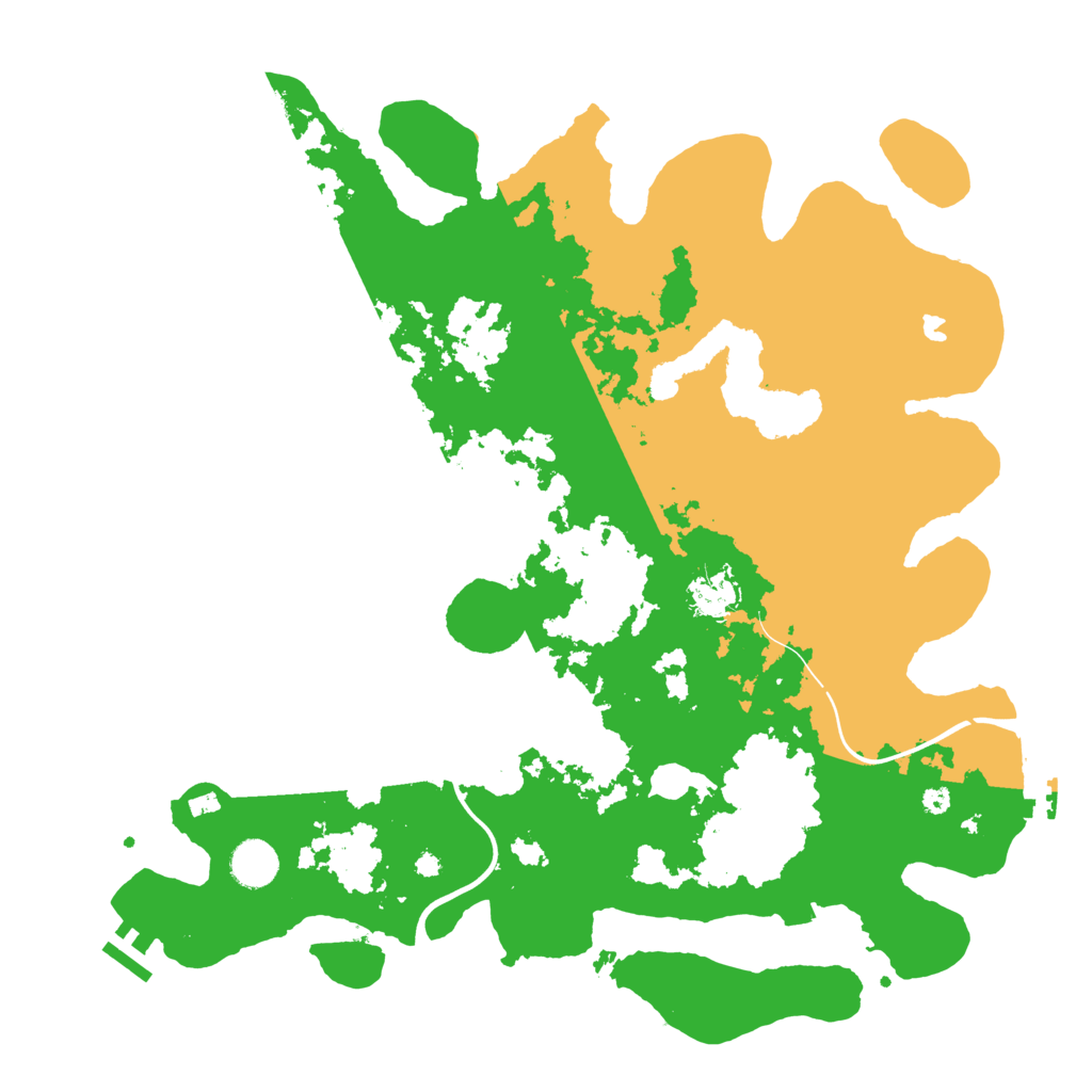 Biome Rust Map: Procedural Map, Size: 4000, Seed: 1544118976