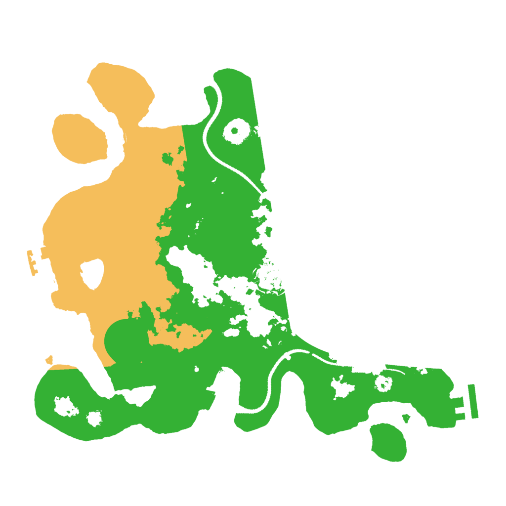 Biome Rust Map: Procedural Map, Size: 3000, Seed: 29151660