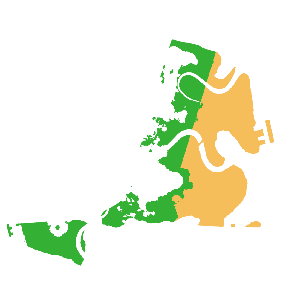 Biome Rust Map: Procedural Map, Size: 2700, Seed: 3016