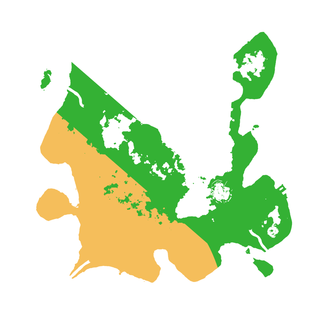 Biome Rust Map: Procedural Map, Size: 3000, Seed: 62445748