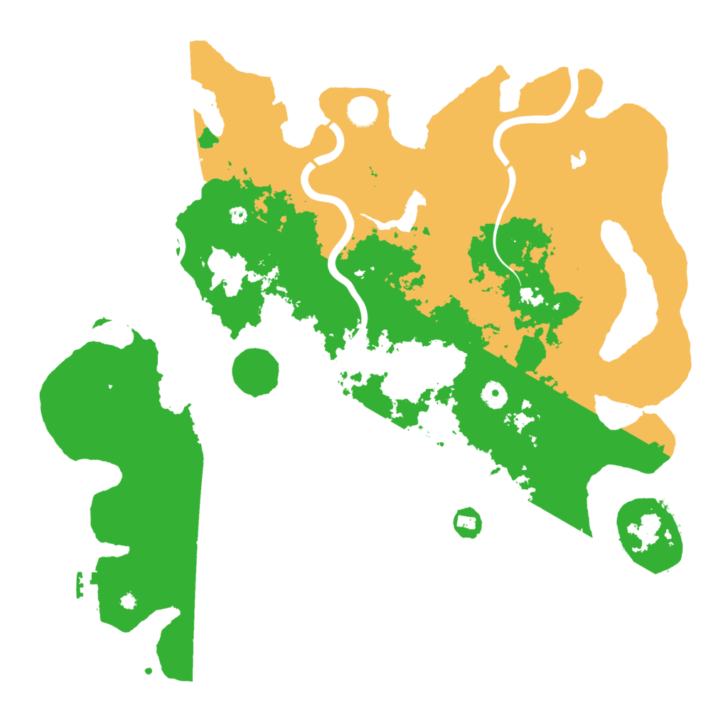 Biome Rust Map: Procedural Map, Size: 4200, Seed: 181874570