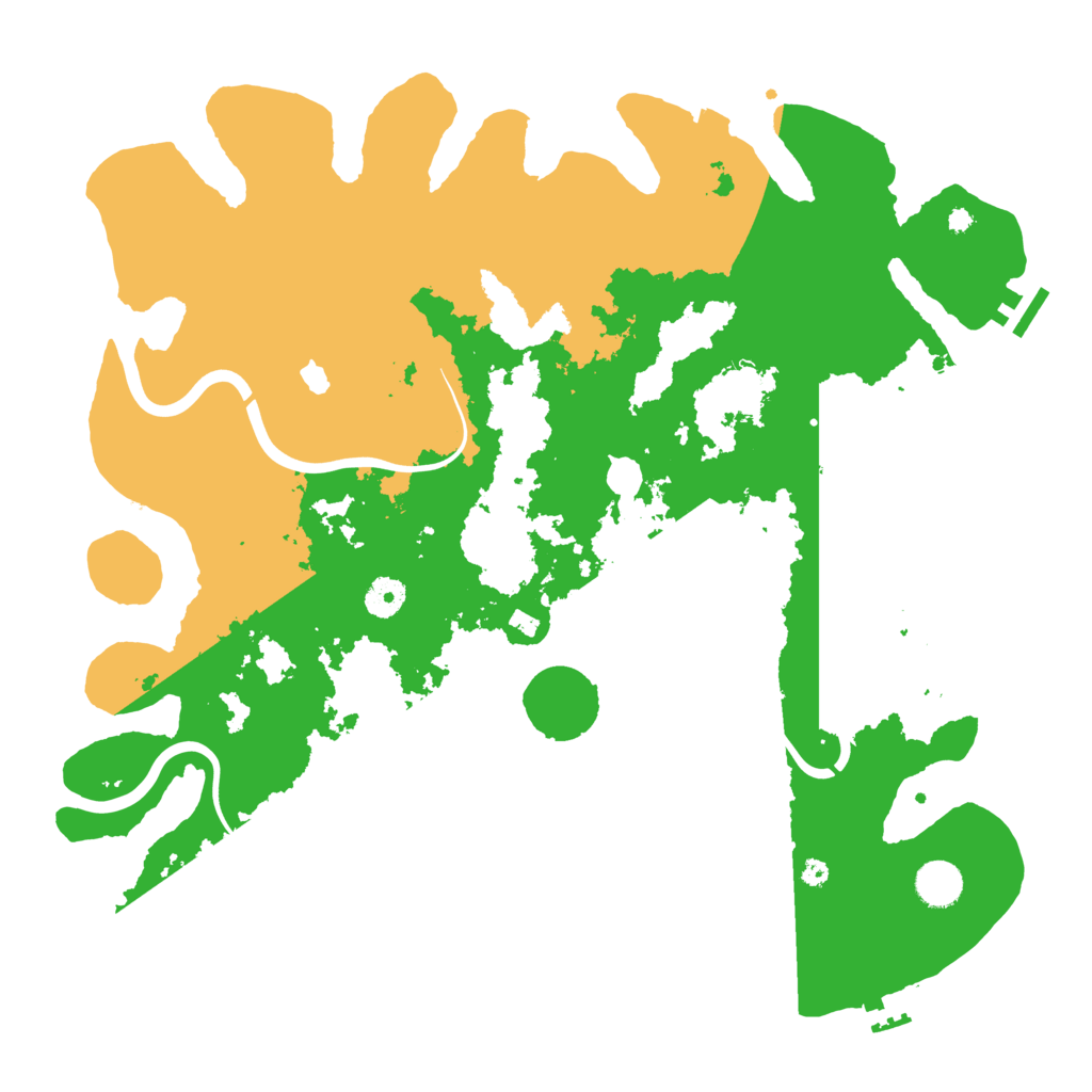 Biome Rust Map: Procedural Map, Size: 4096, Seed: 16832971