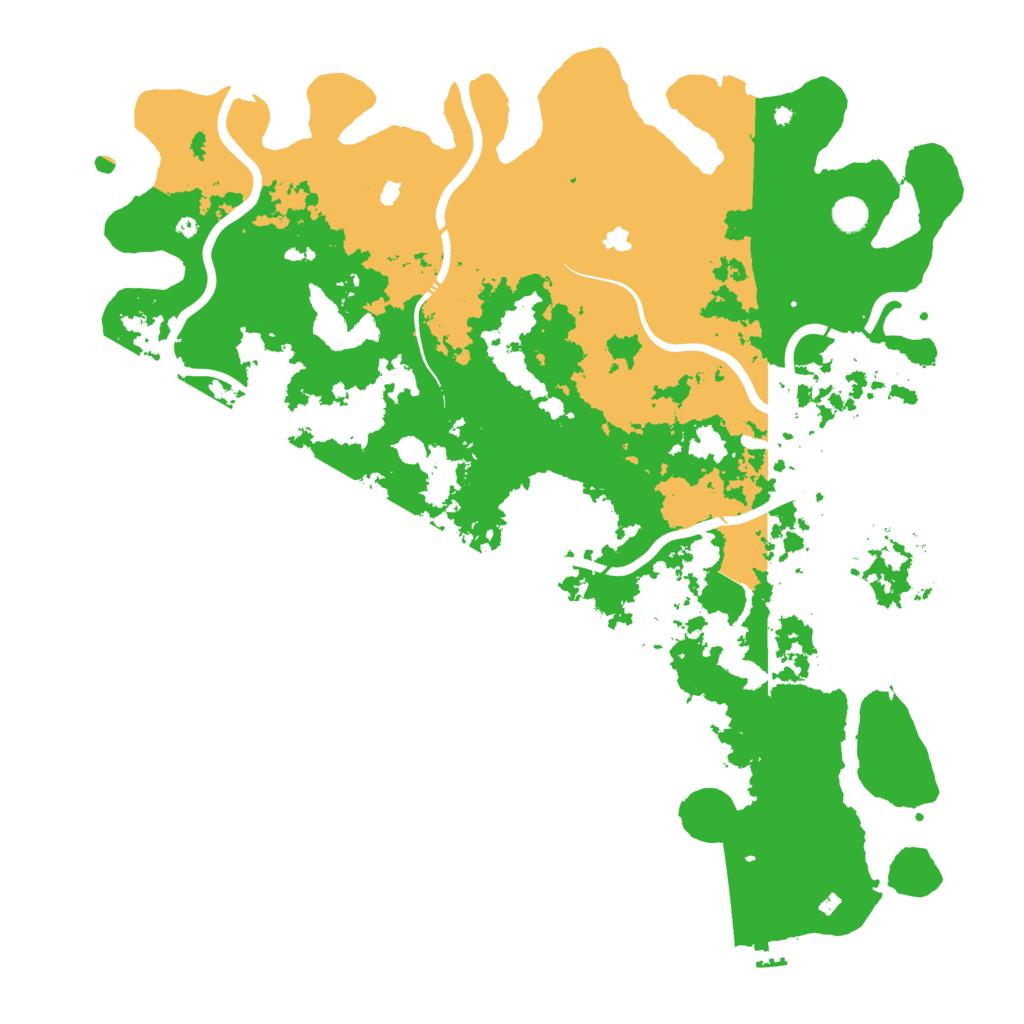 Biome Rust Map: Procedural Map, Size: 5000, Seed: 2938445
