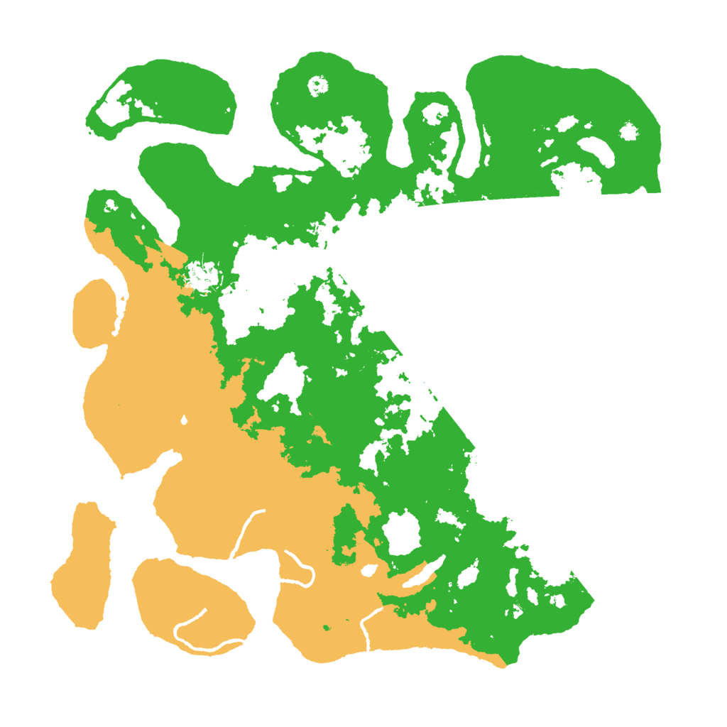 Biome Rust Map: Procedural Map, Size: 3700, Seed: 31302