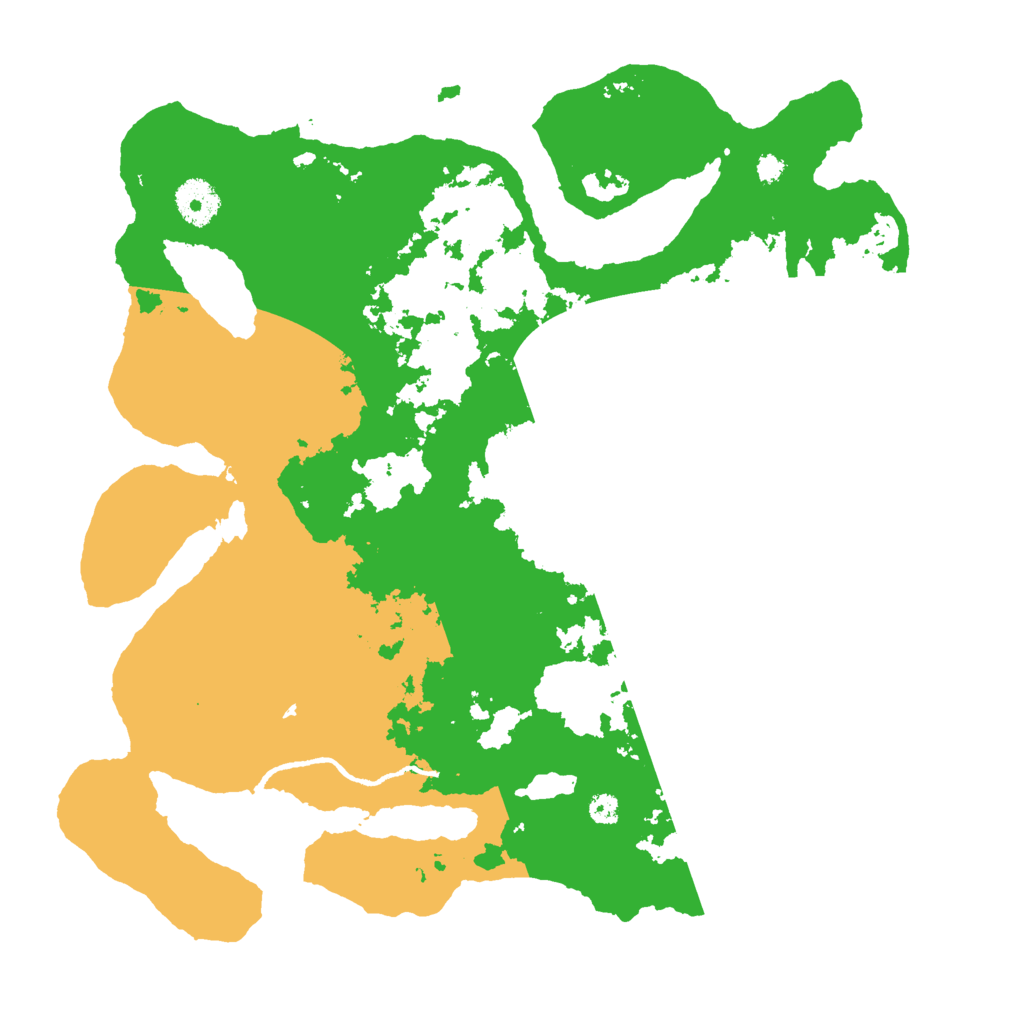 Biome Rust Map: Procedural Map, Size: 3500, Seed: 629