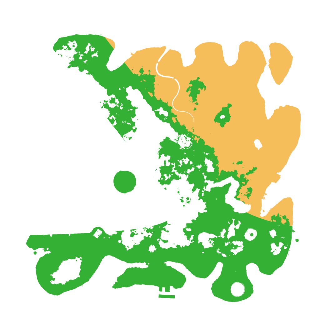 Biome Rust Map: Procedural Map, Size: 4000, Seed: 42124523