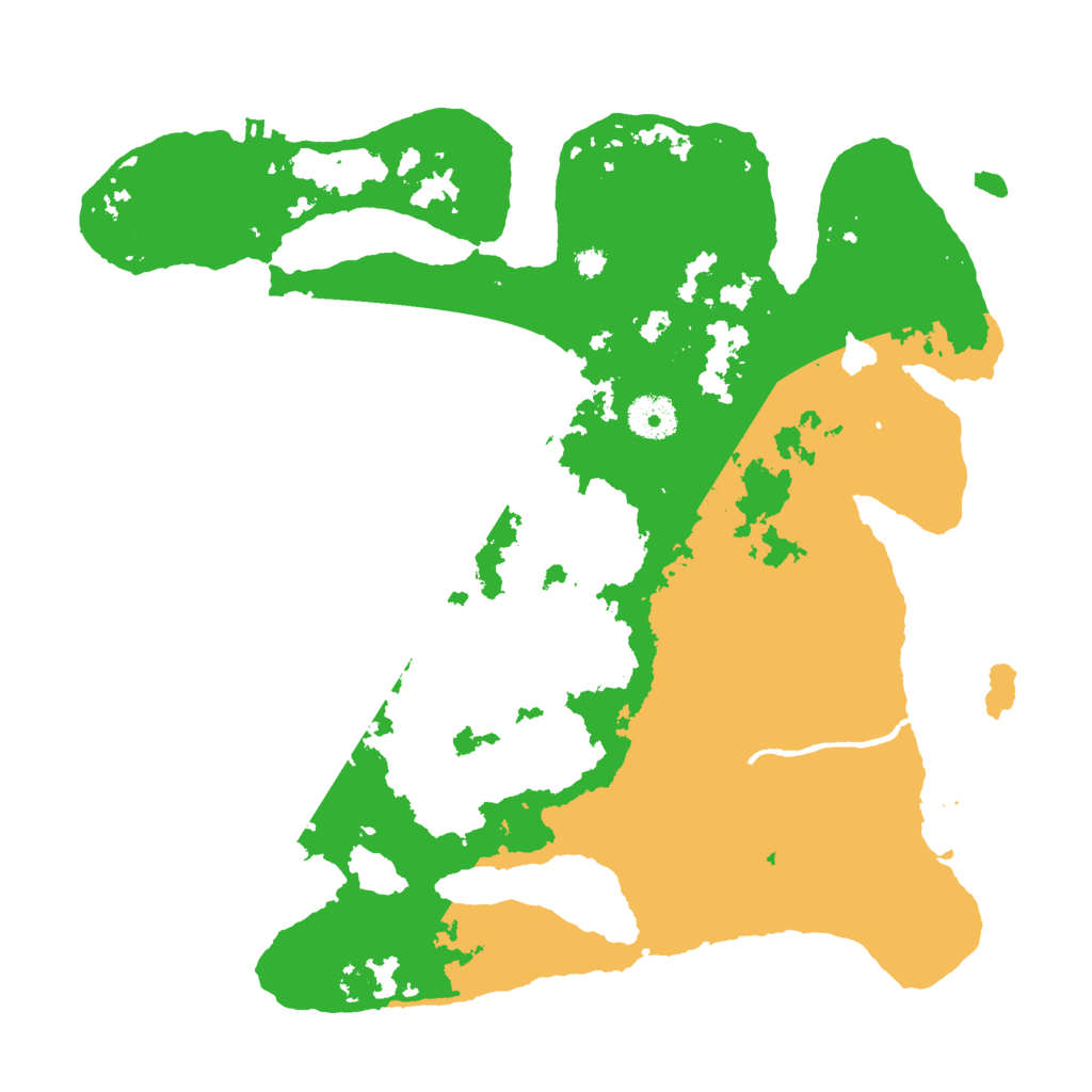 Biome Rust Map: Procedural Map, Size: 3500, Seed: 1819646485