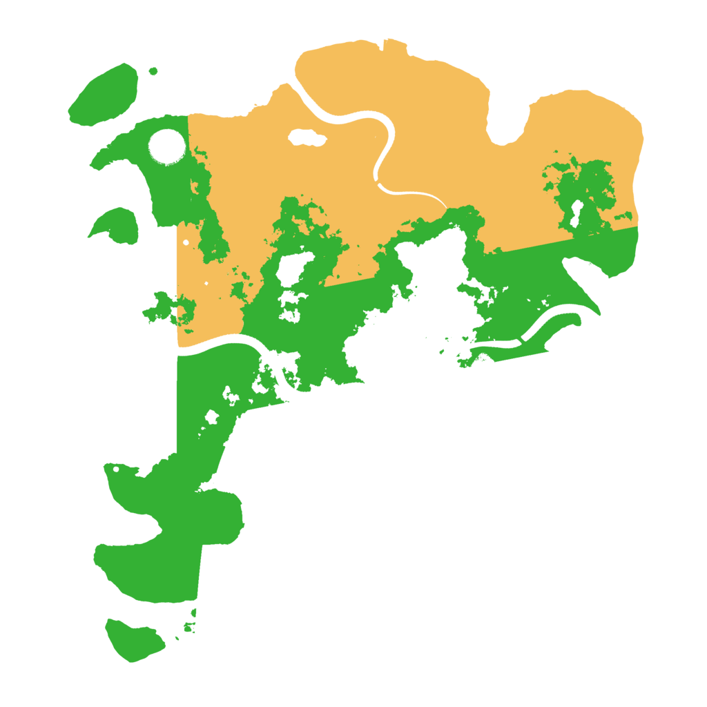 Biome Rust Map: Procedural Map, Size: 3500, Seed: 1802996614