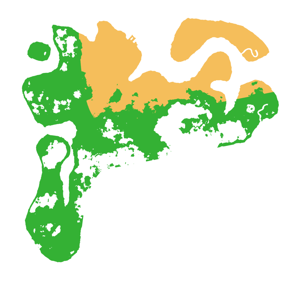 Biome Rust Map: Procedural Map, Size: 3500, Seed: 1802996614