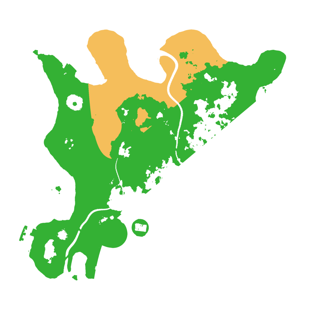 Biome Rust Map: Procedural Map, Size: 3000, Seed: 99274726