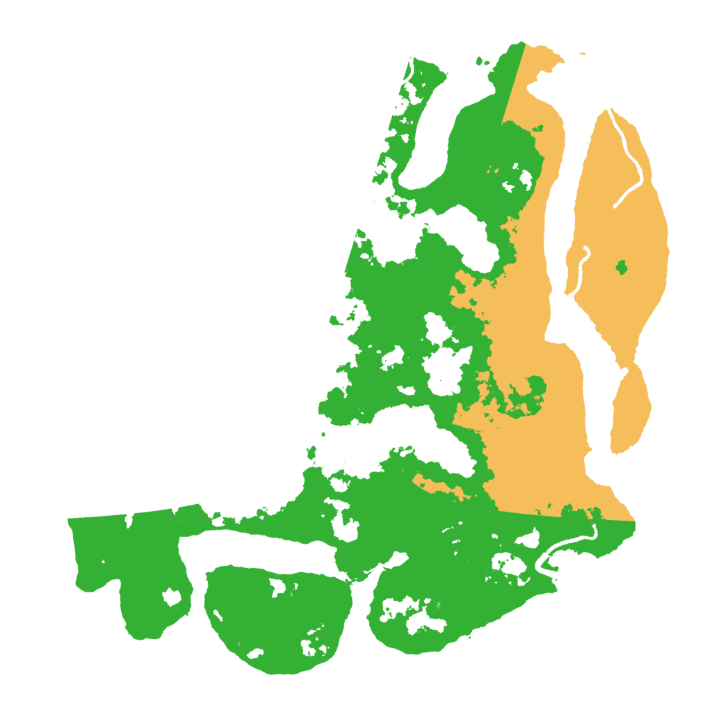 Biome Rust Map: Procedural Map, Size: 3600, Seed: 87634423