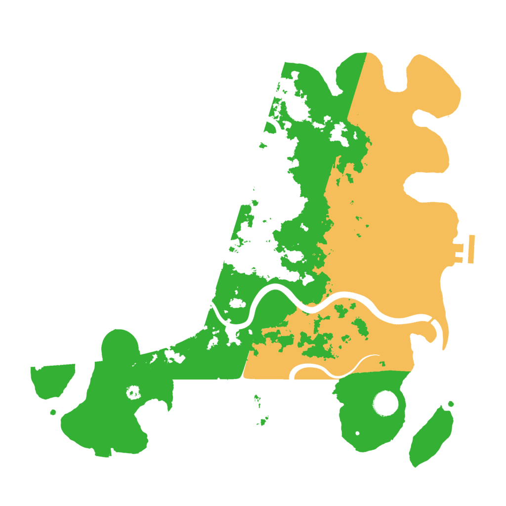 Biome Rust Map: Procedural Map, Size: 3600, Seed: 87634423