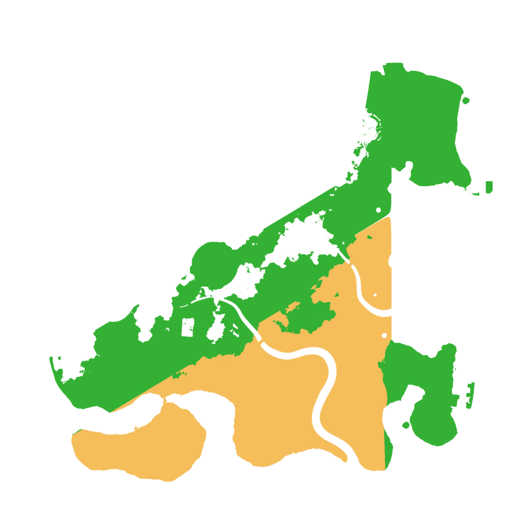 Biome Rust Map: Procedural Map, Size: 3000, Seed: 2017603005