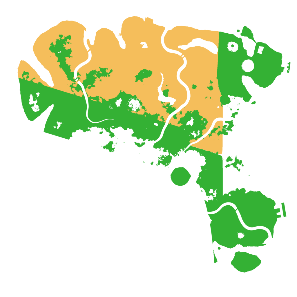 Biome Rust Map: Procedural Map, Size: 4250, Seed: 69133772