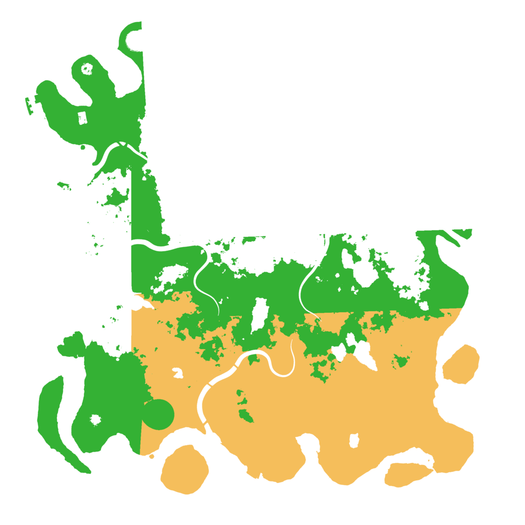 Biome Rust Map: Procedural Map, Size: 4500, Seed: 20210322