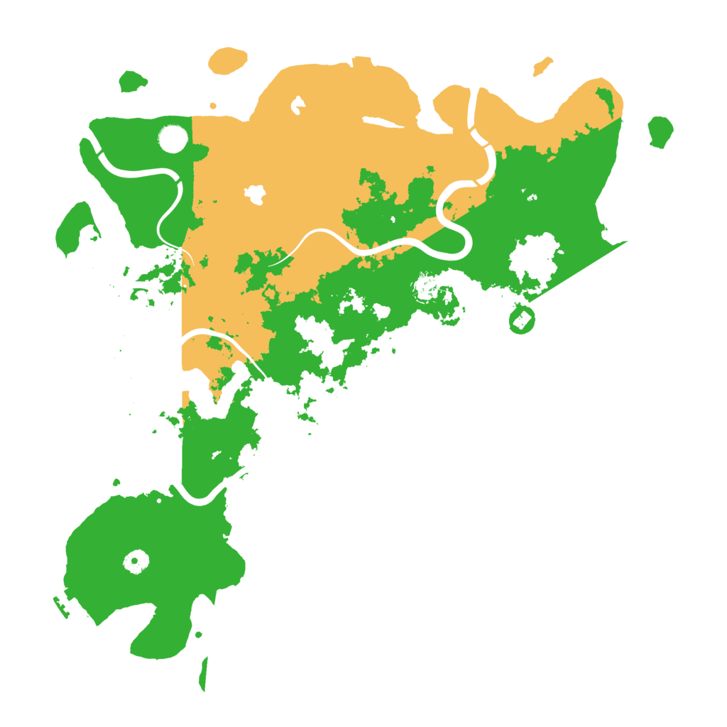 Biome Rust Map: Procedural Map, Size: 4500, Seed: 15456814